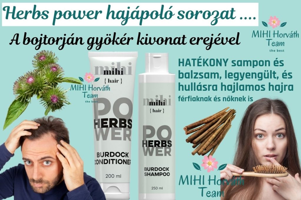 MIHI Herbs power hajsampon, kondicionáló